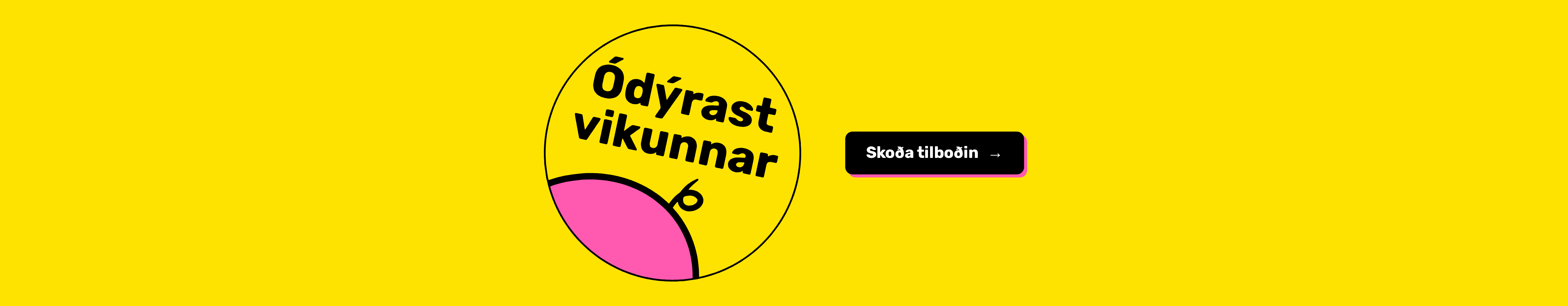Ódýrast vikunnar